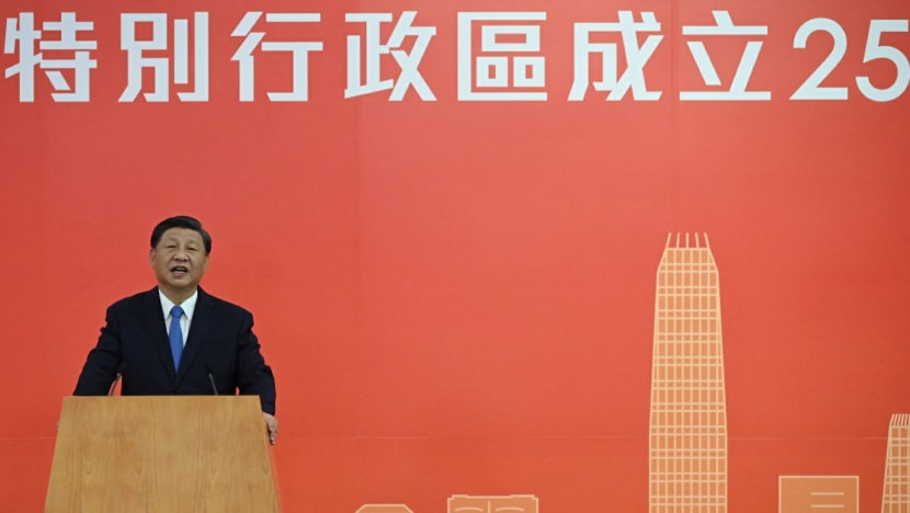 Chinese leader Xi says Hong Kong 'reborn of fire' as visit to city begins Chinese leader Xi says Hong Kong 'reborn of fire' as visit to city begins