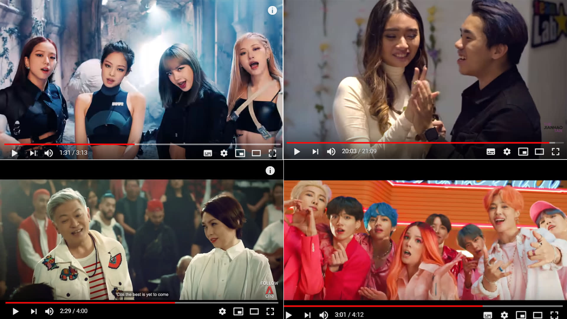 Singapore, These Are The Top 20 YouTube Videos You Watched In 2019