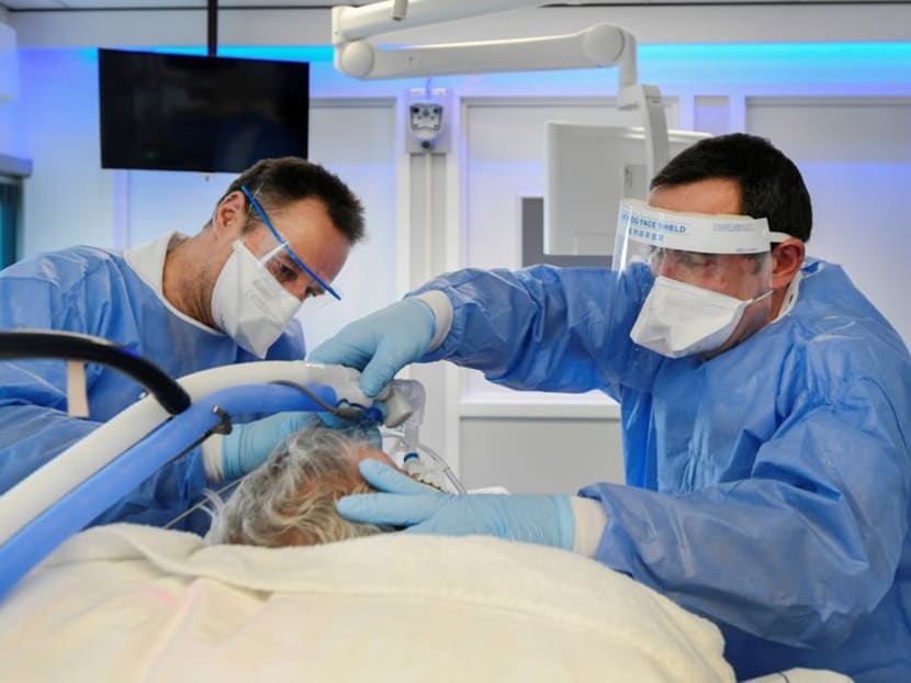 Dutch COVID-19 patients transferred to Germany as hospitals struggle Dutch COVID-19 patients transferred to Germany as hospitals struggle