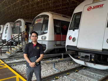 Mr Mohamad Rezza Abdul Malek, 36, is a crew manager and depot controller at SMRT’s Ulu Pandan Depot.