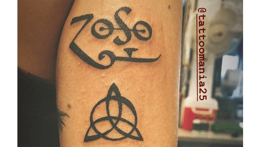 Paris Jackson unveils new Led Zeppelin tattoos