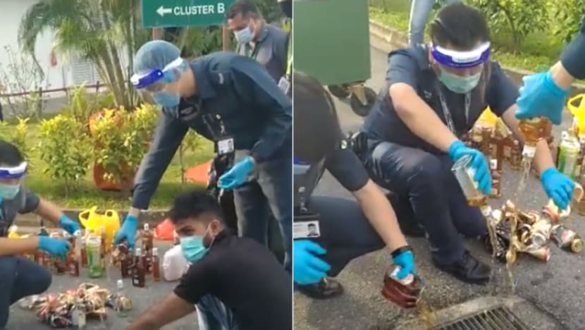 'Stern actions' taken against dormitory residents for sneaking in alcohol, cigarettes: MOM 'Stern actions' taken against dormitory residents for sneaking in alcohol, cigarettes: MOM