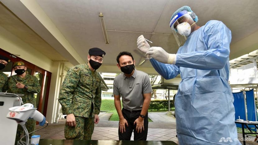 SAF could use rapid COVID-19 tests during large-scale events like graduation parades SAF could use rapid COVID-19 tests during large-scale events like graduation parades