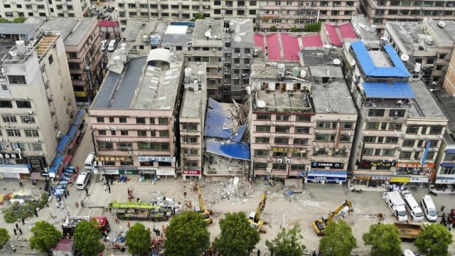 涉中国湖南长沙市楼房坍塌事故 九人被拘留