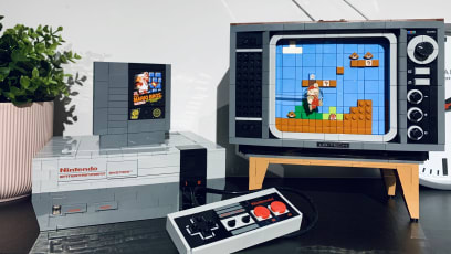 Watch The Video: We Built This Retro Nintendo Game Console From Lego Bricks And Played Super Mario Bros
