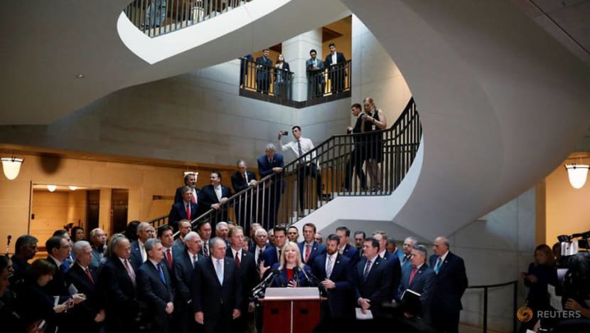 Republicans seek whistleblower's identity in US impeachment inquiry Republicans seek whistleblower's identity in US impeachment inquiry