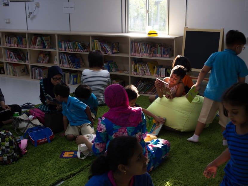 Gallery: Young families welcome Punggol’s grass-roots library
