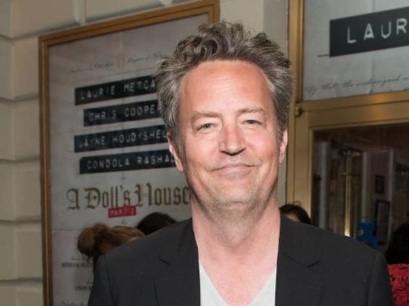 Matthew Perry reveals photo of fiancee and she’s wearing a Friends T-shirt