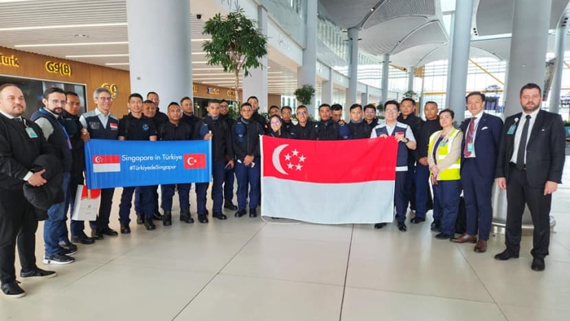 SCDF's advance team arrives in southern Türkiye to assist with quake rescue efforts
