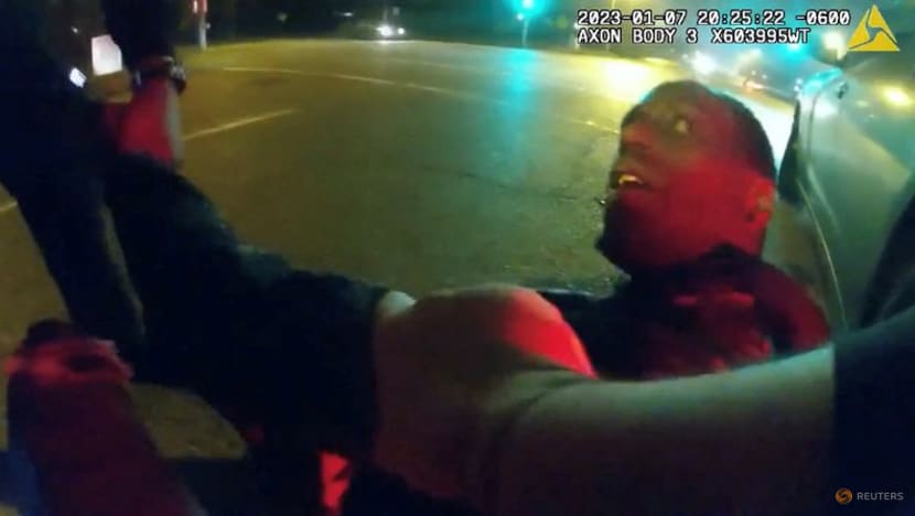 US police officers seen punching, kicking Tyre Nichols after Memphis releases footage of deadly beating