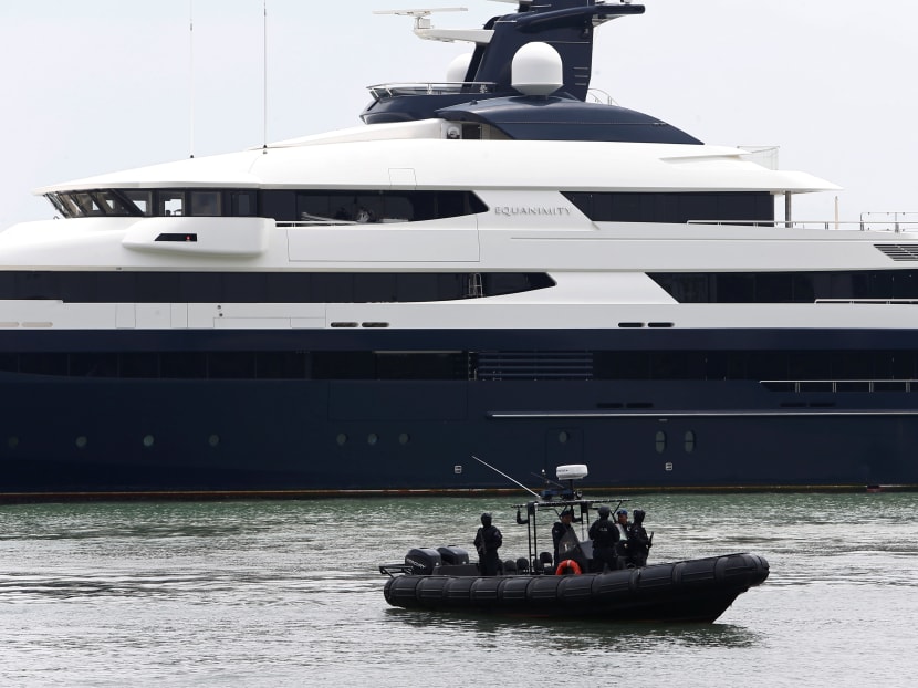 Photo of the day: The luxury yacht Equanimity, belonging to fugitive Malaysian financier Low Taek Jho, being brought to Boustead Cruise Terminal in Port Klang on Tuesday (Aug 7). The yacht was seized by Indonesia and handed over to Malaysia as part of a hunt for assets linked to the multibillion-dollar 1Malaysia Development Berhad scandal.