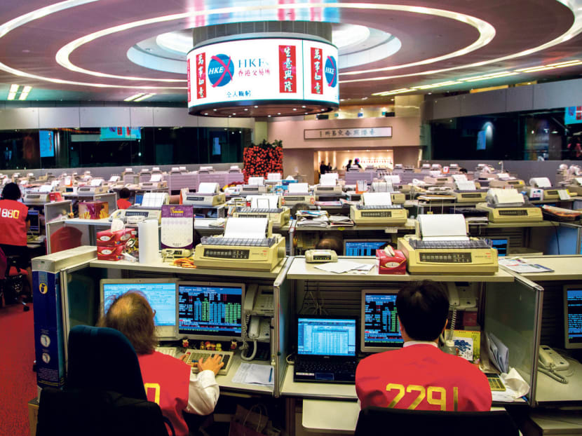 The trading floor of the Hong Kong Stock Exchange. With the stock connect, investors wanting a piece of the Chinese market can do so through Hong Kong. Photo: Bloomberg