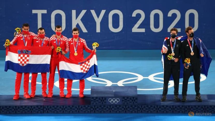 Olympics-2020-Tennis-Croatia's Mektic and Pavic win men's doubles gold