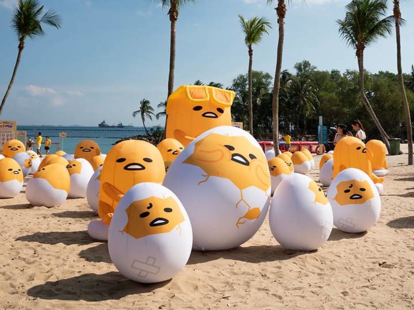 Sunny side up: 800 Gudetamas laze around at Sentosa's FunFest Sunny side up: 800 Gudetamas laze around at Sentosa's FunFest