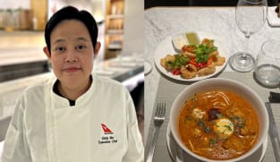 She went from peeling onions to having her own special menu in a Changi Airport first class lounge