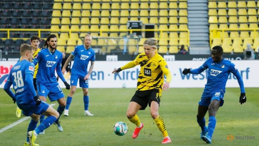 Football Late Haaland Goal Rescues Point For Dortmund Against Hoffenheim Cna