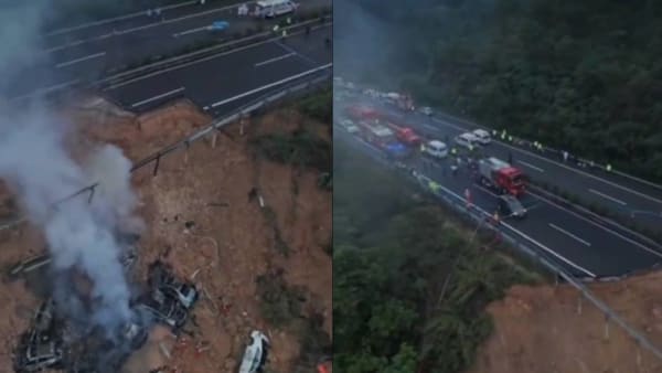Southern China road collapse kills at least 19