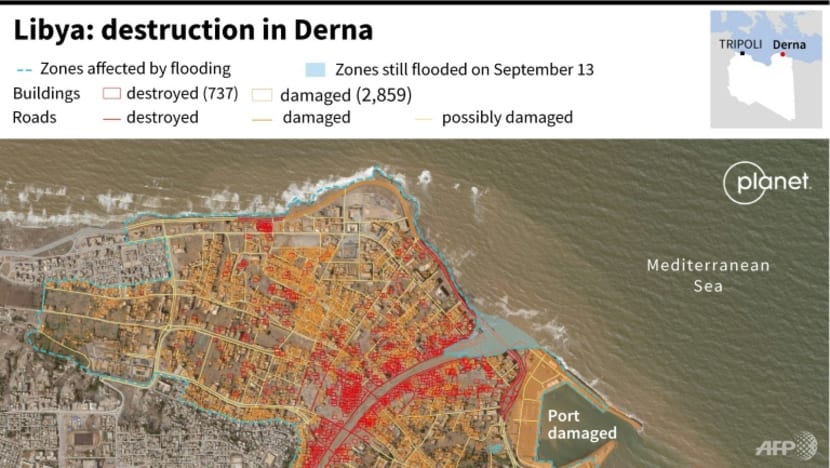 Communications cut to flood-hit Libya city after protests Communications cut to flood-hit Libya city after protests