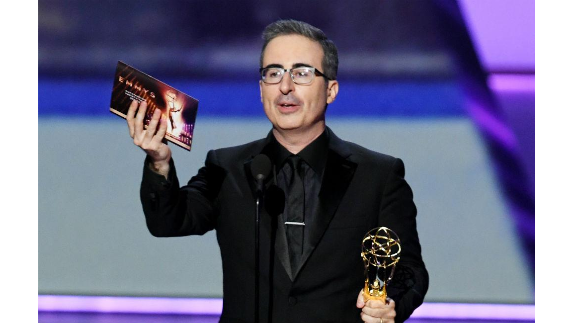 John Oliver wins Emmy for fourth year 8days