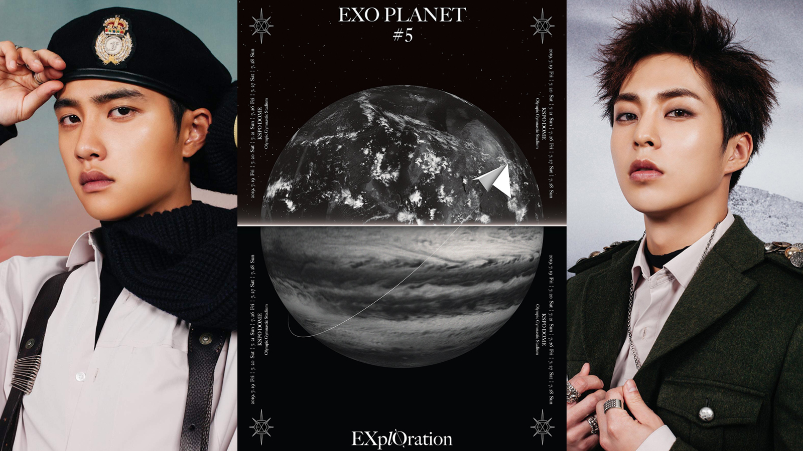 EXO Announce Fifth Concert Tour, Enlistment Updates - 8days