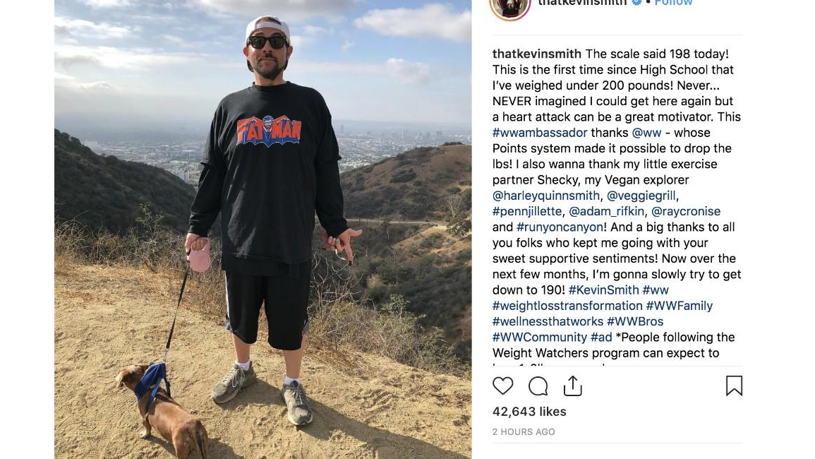 Kevin Smith under 200 pounds 8days