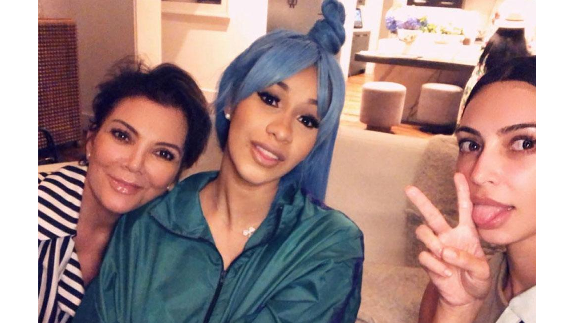 Cardi B Hangs With The Kardashians - 8days