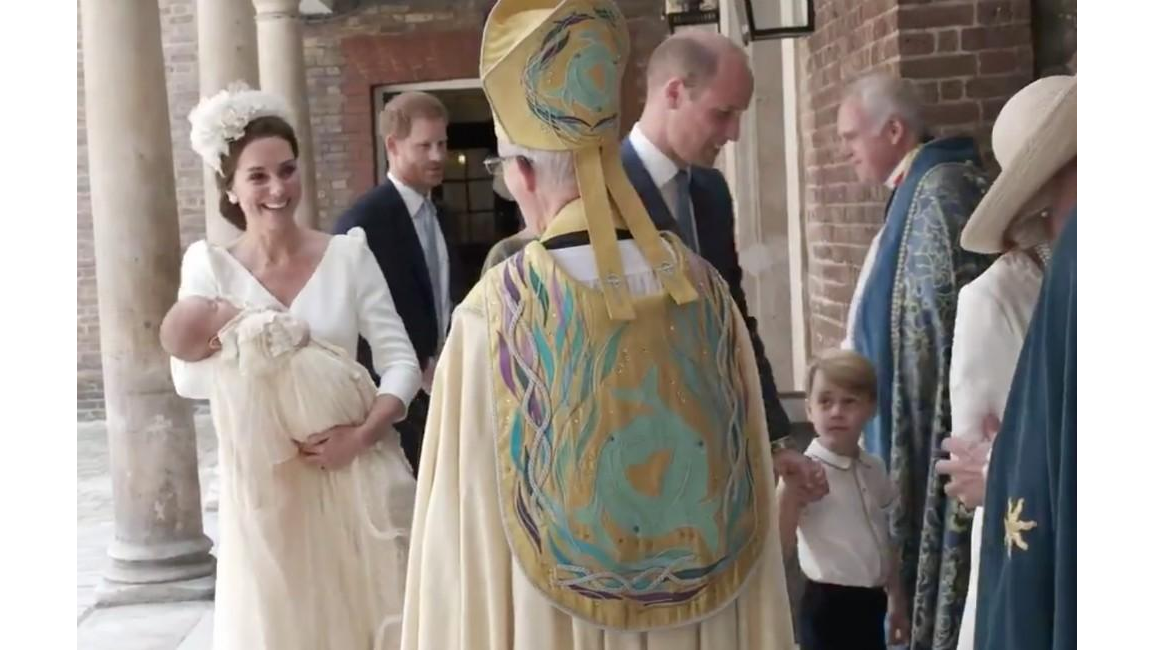 Prince Louis has been christened 8 Days