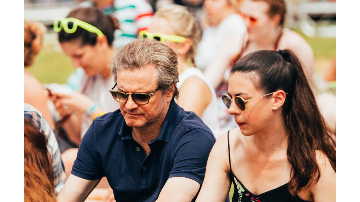 Colin Firth Watches Son At Isle Of Wight Festival 8days