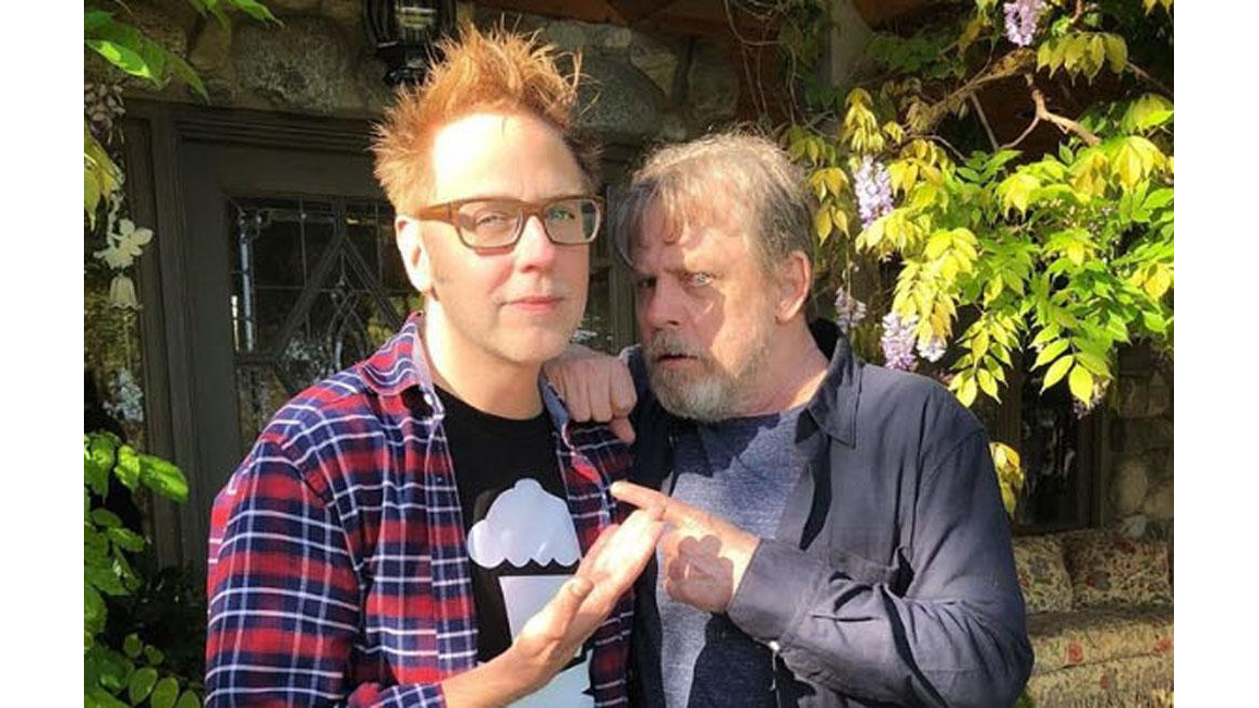 Mark Hamill meets with Guardians of the Galaxy director James Gunn 8days