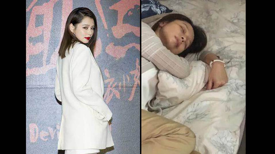 Vivian Hsu looks exhausted on set of horror movie 8days