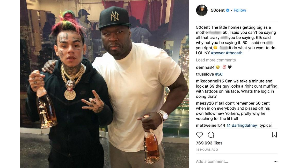 50 Cent defends Tekashi69 amid rapper feud - 8days