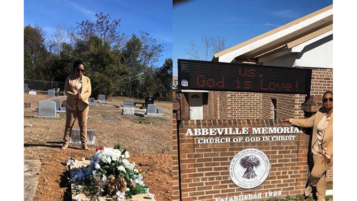 Oprah Winfrey visits grave of rape victim Recy Taylor 8days