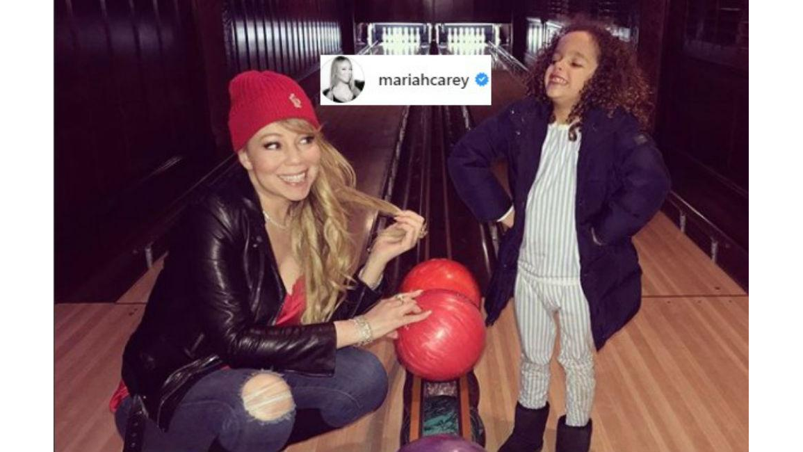 Mariah Carey Goes Bowling With Son 8days 