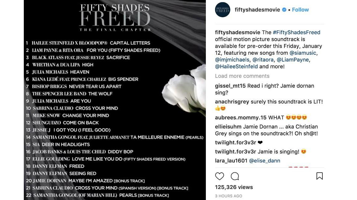 Jamie Dornan To Sing On Fifty Shades Freed Soundtrack 8days 