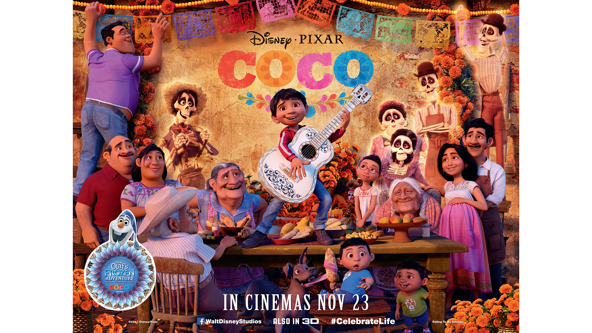 Win: Disney/Pixar's Coco Movie Tickets - 8days
