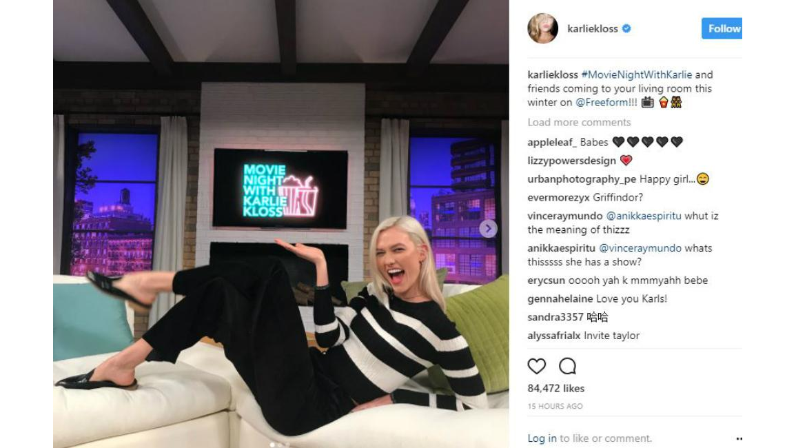 Karlie Kloss Lands Talk Show 8days