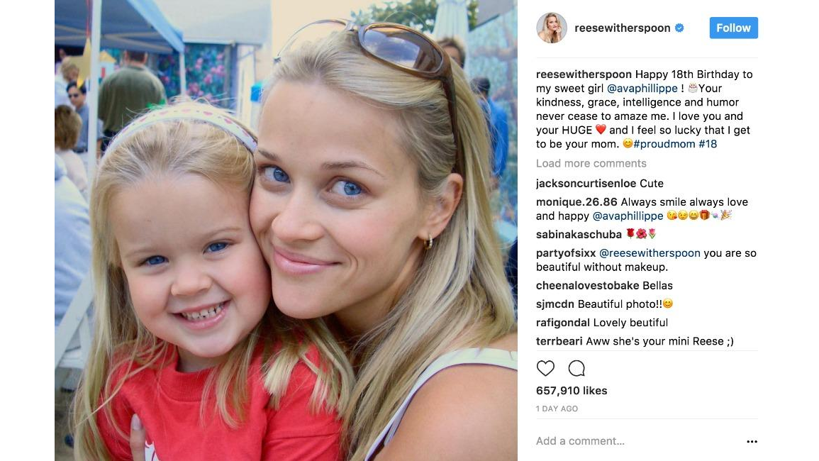 Reese Witherspoon Amazed By Daughter 8days 