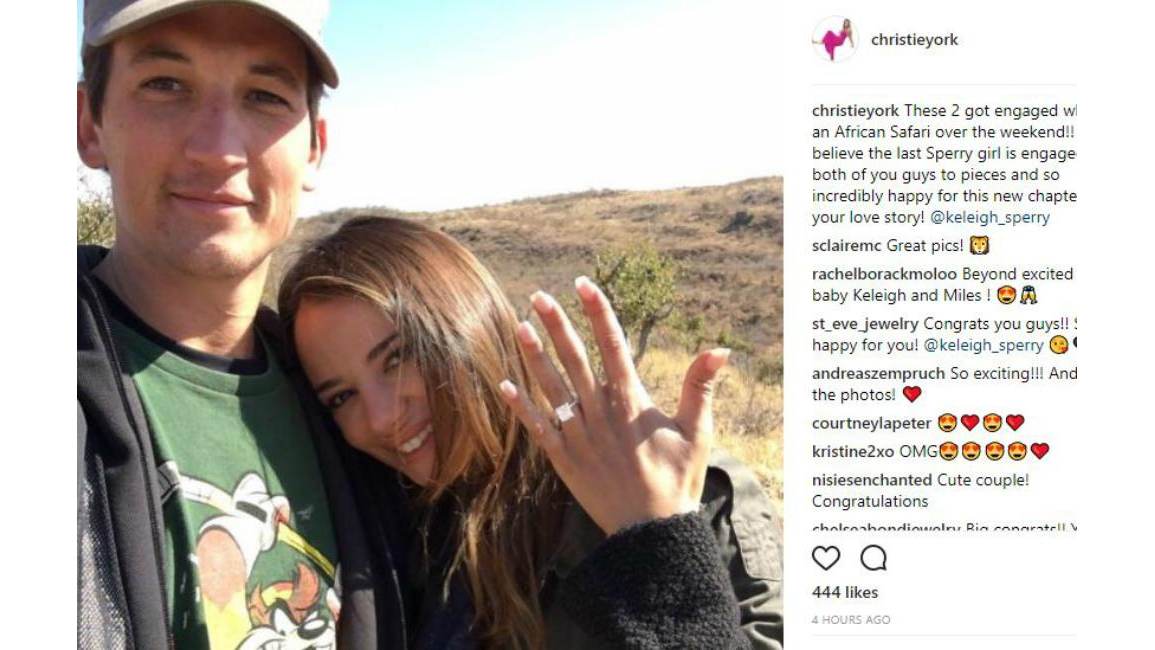 Miles Teller engaged - 8days