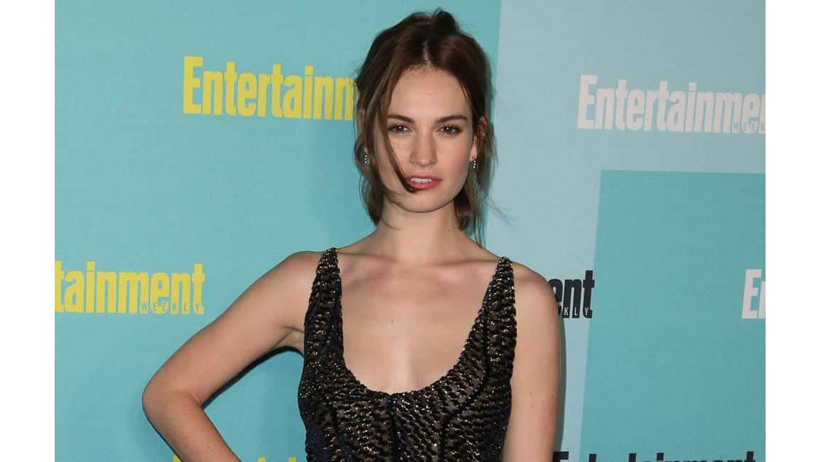 Lily James admits to being a pessimist 8 Days