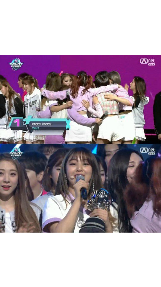 [Video] Twice Wins ′M COUNTDOWN′ Trophy with ′Knock Knock′ 8days