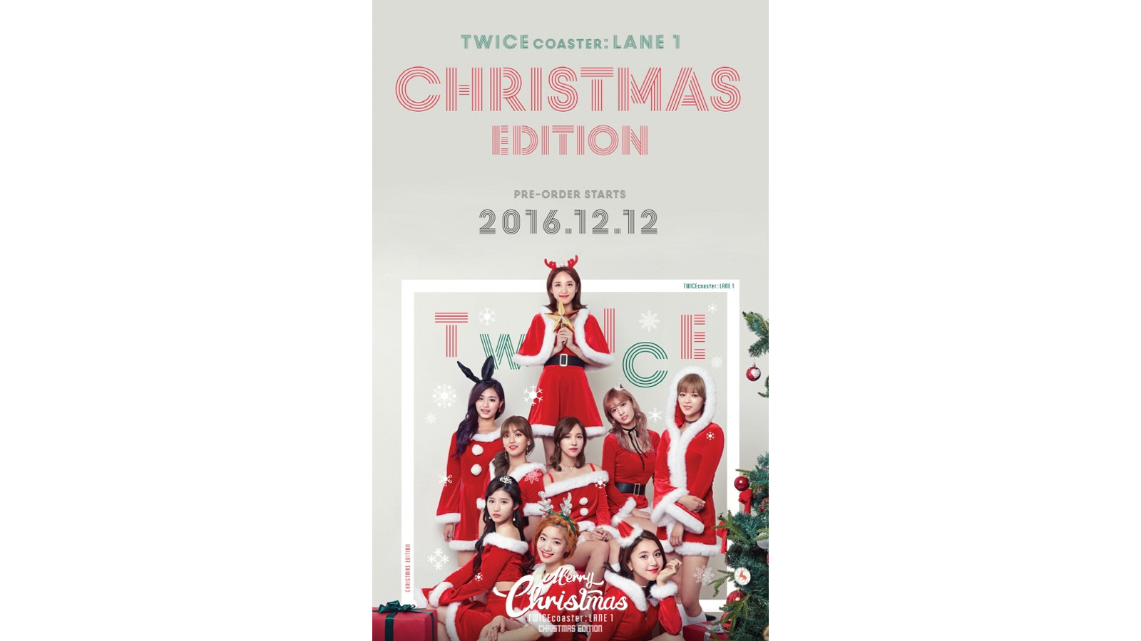 Twice to Release Special Christmas Edition Album 8days