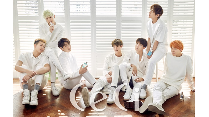 BTS Plays Up Pure Charms for ′CeCi′ - 8days