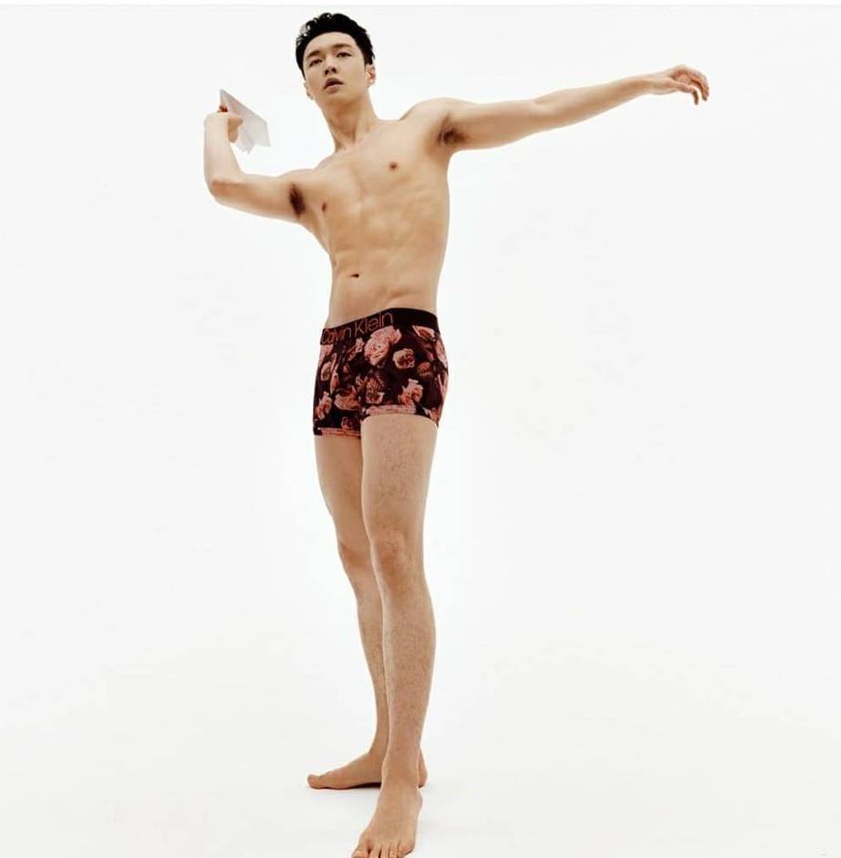Netizens Want Lay Zhang To Reshoot His Underwear Ad 'Cos He Has Too Much  Leg Hair - 8days