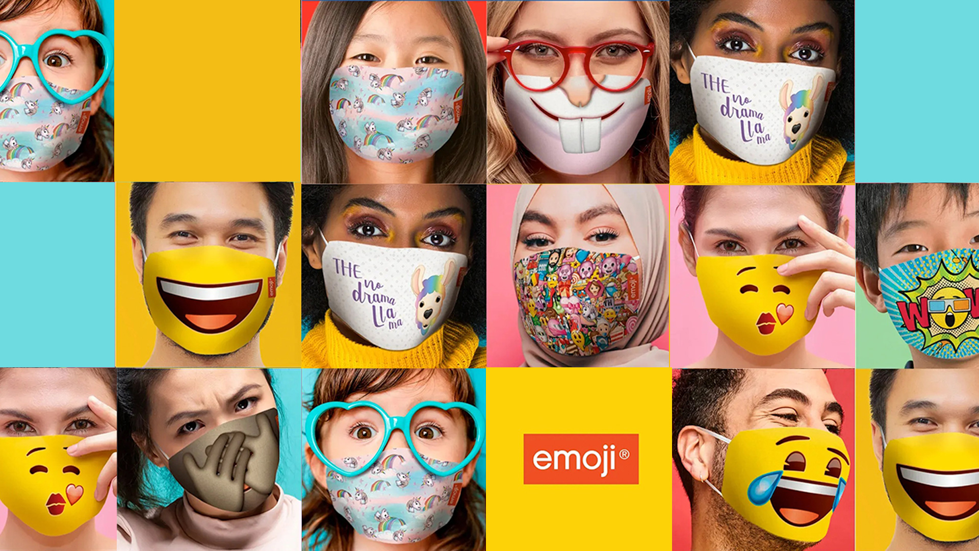 These 1 Reusable Emoji Masks Let You Smile and LOL From Behind A Face