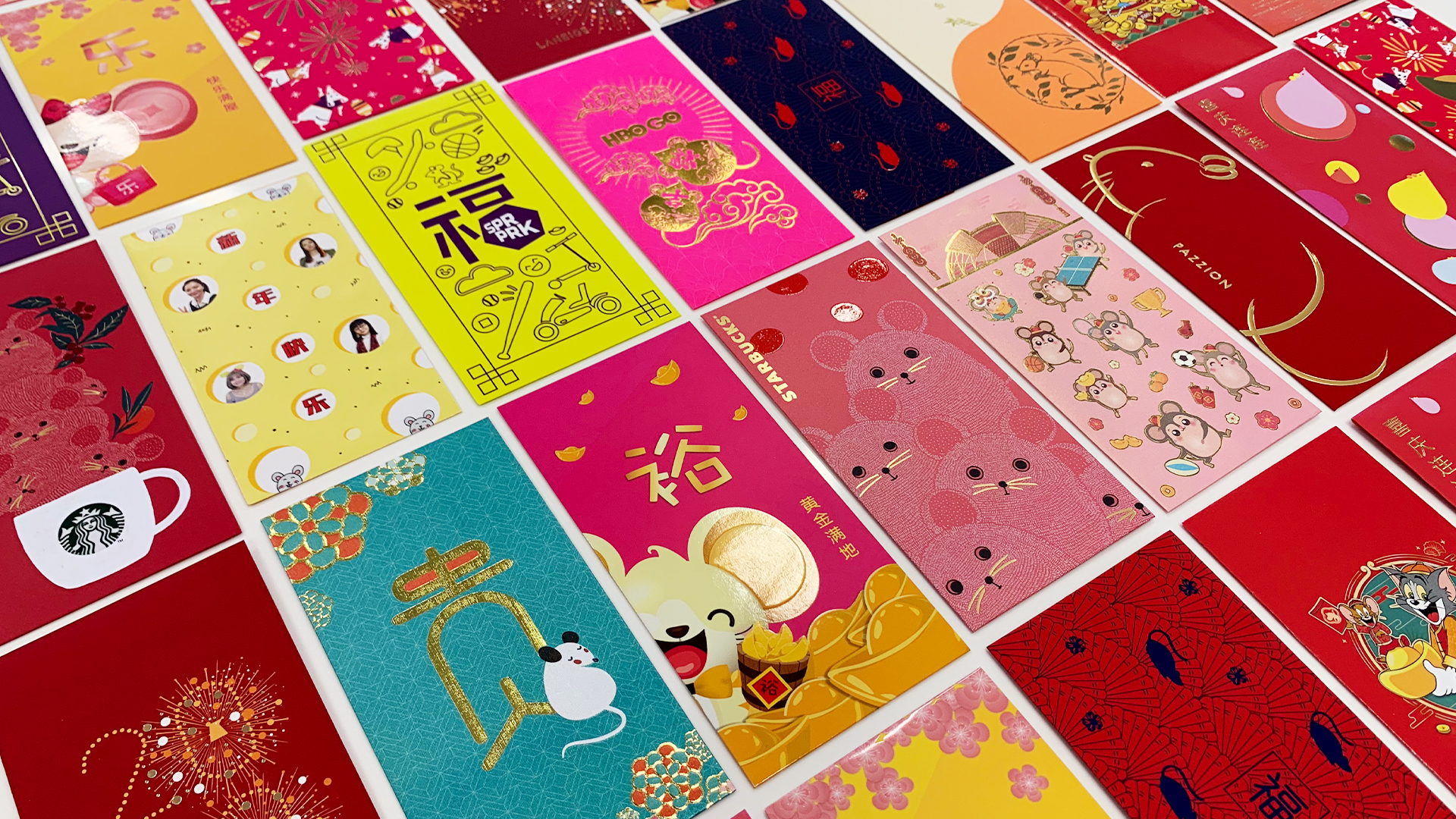 Chinese New Year Red Packets Of Ang Pow Stock Photo, Picture and Royalty  Free Image. Image 36202831.