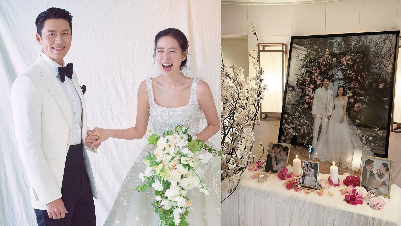 Pictures From Hyun Bin And Son Ye Jins Gorgeous Wedding Days