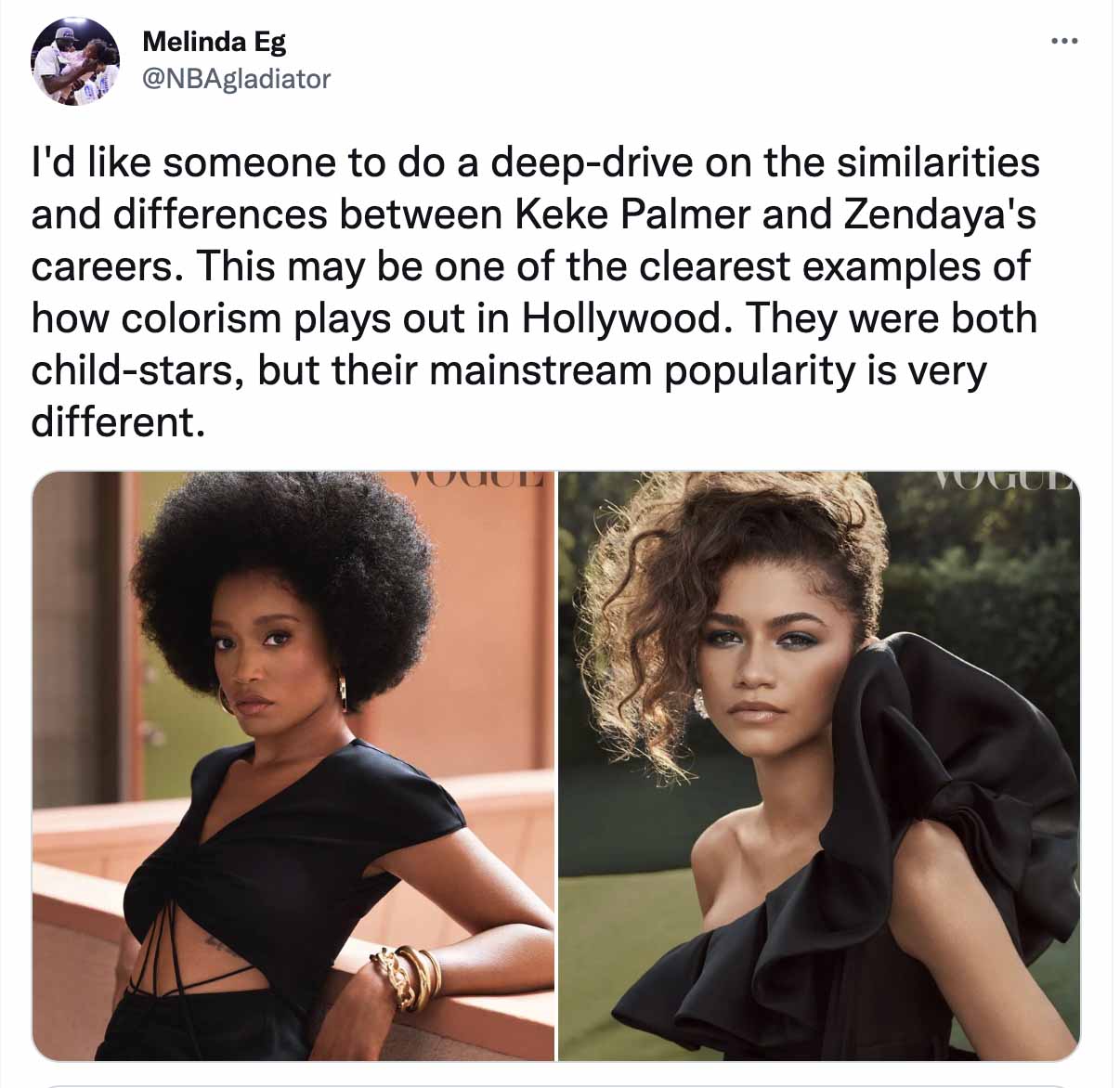 Keke Palmer Slams Zendaya Comparisons Over Colourism: "I'm An