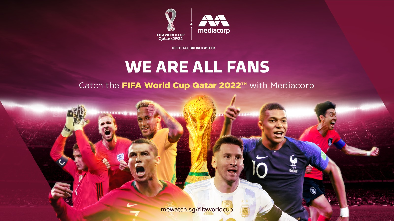 StarHub, Singtel and Mediacorp Take to the Field Together to Telecast the FIFA  World Cup Qatar 2022™ in Singapore - Mediacorp