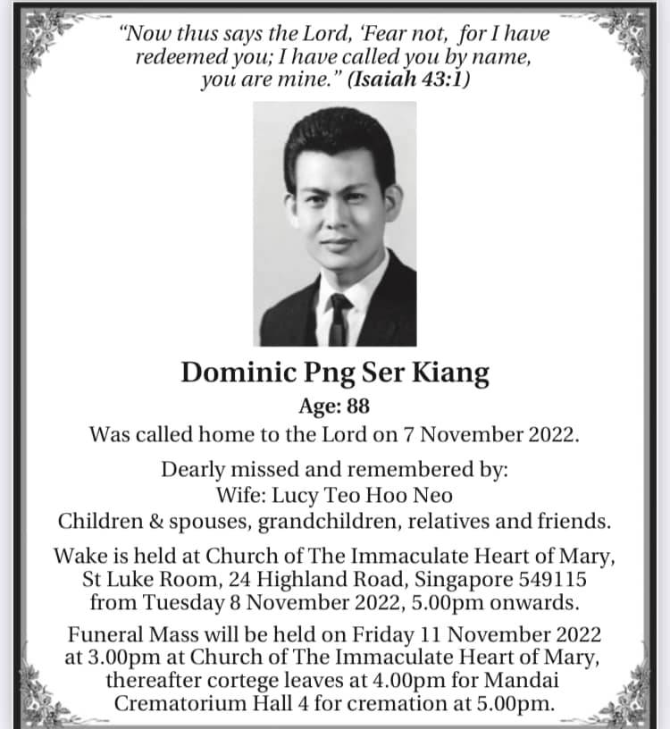 CHIJ St Joseph’s Convent Alums Pay Tribute To Pierre Png’s Late Dad ...