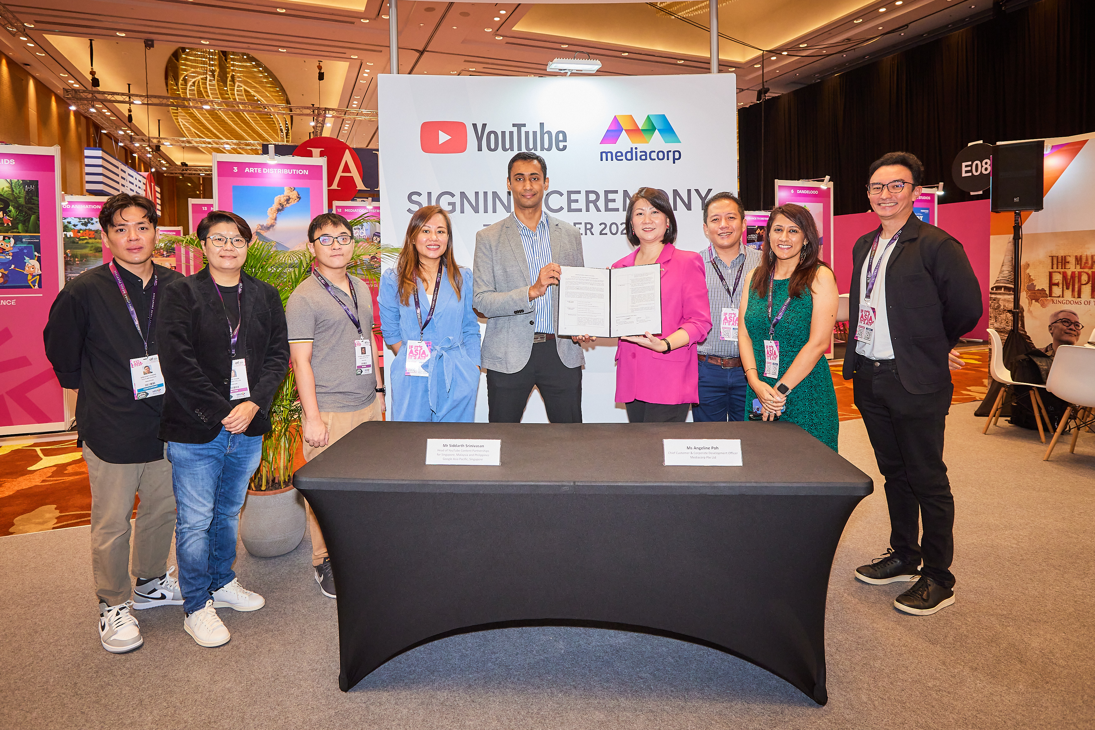 YouTube and Mediacorp